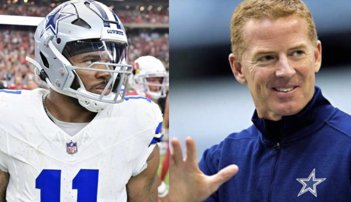 Micah Parsons and Jason Garrett on Cowboys